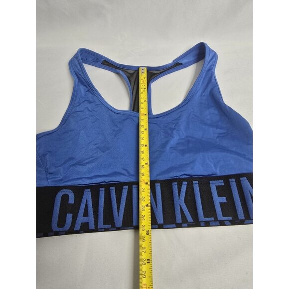 Calvin Klein Women's Intense Power Racerback Bralette Blue Size M - Picture 8 of 10